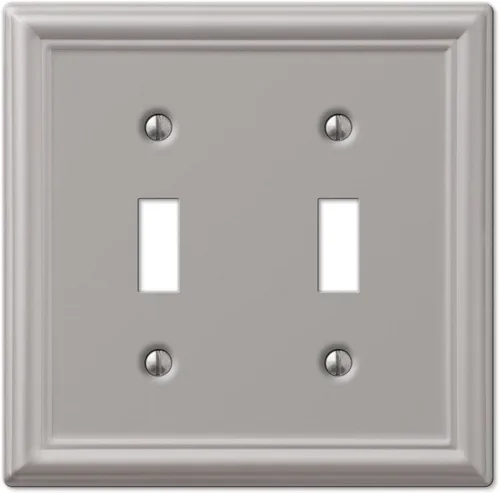 Miniatura 15 de Amerelle 149R4DB - Placa de pared Chelsea, 4 interruptores de palanca, acero, bronce envejecido, paquete de 1