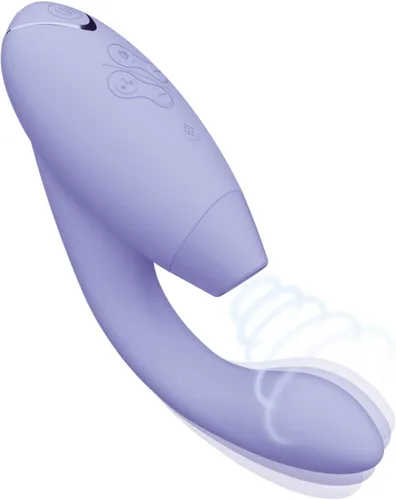 Miniatura 12 de Womanizer Duo 2 Vibrador de conejo succión de clítoris, juguete sexual vibrador de punto G, 14 niveles de intensidad y 10 modos de vibración