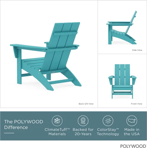 Miniatura 4 de POLYWOOD AD420AR Silla moderna tipo Adirondack, Aruba