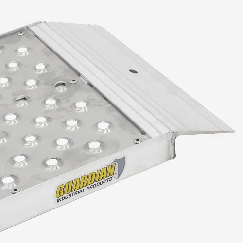 Miniatura 5 de Guardian Rampas de aluminio de doble corredor con superficie de placa perforadora (36 x 12 pulgadas)