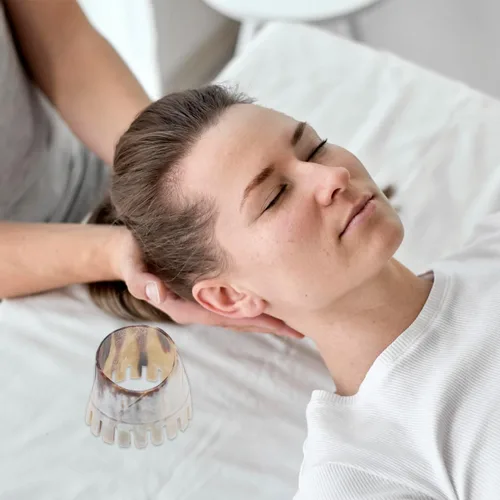 Miniatura 6 de Healifty Cepillo Gua Tool Peine Niñas Masajeador de cuero cabelludo Sha Guasha Cuerno portátil Cuerno de Cuerno de Cuerno de Mano Mujer Pulpo Como