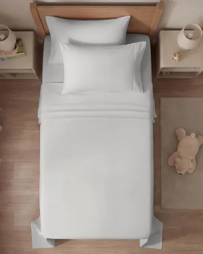 Miniatura 7 de Juego de sábanas tamaño individual de 4 piezas, sábanas transpirables y refrescantes, sábanas de hotel, ropa de cama con bolsillos profundos y fácil