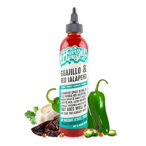 Miniatura 12 de Humble House - Salsa picante de chiles Ancho & Morita, baja en calorías y sodio, condimentos veganos para alitas de pollo, filetes, tacos