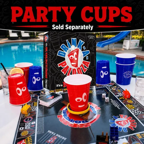 Miniatura 6 de Juego de tablero: combina juegos clásicos y nuevos para beber y para adultos: pong de cerveza, dar la vuelta al vaso, juegos de cartas de reyes