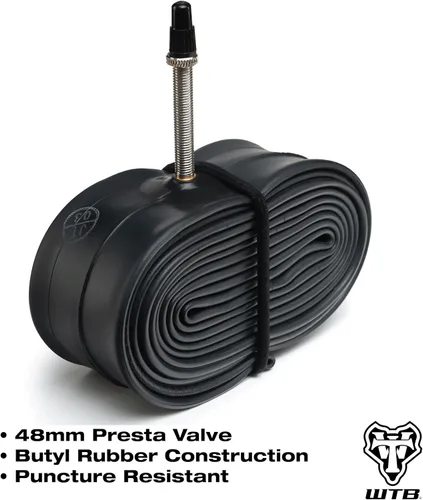 Miniatura 2 de WTB Bicycle Inner Tubes (26"/27.5"/29"/700c, 33/48mm Presta Valve) Mountain, Gravel, Road - Durable & Lightweight Butyl Rubber