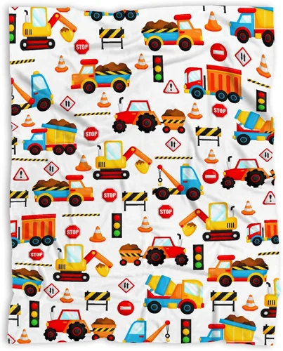 Miniatura 54 de Manta de bebé con texto en inglés «Just A Boy Who Loves Trucks» para niños y niñas, manta súper suave para envolver al recién nacido, acogedora