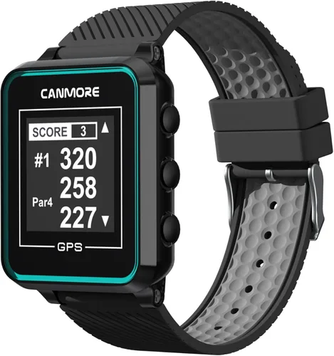 CANMORE TW356 - Dispositivo portátil con GPS de golf para hombres y mujeres, más de 41,000 campos precargados actualizados en todo el mundo,