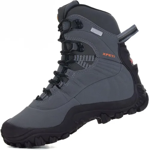 Miniatura 2 de Botas de senderismo impermeables Thermator de tiro medio para hombre, botas de senderismo para exteriores, 7