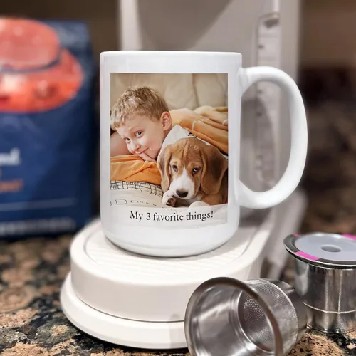 Miniatura 7 de Let's Make Memories Taza con foto personalizada, taza de café personalizada, tu foto, para cualquier ocasión, cumpleaños, para él, para ella