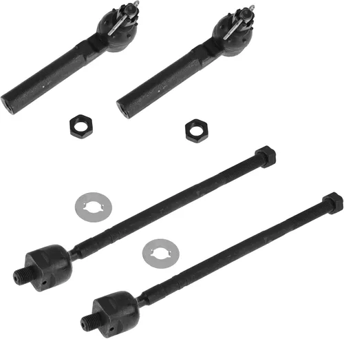Miniatura 131 de TRQ Juego de barras de acoplamiento delanteras interiores y exteriores de 4 piezas compatible con Jeep Cherokee 1991-2001 y Comanche 91-92