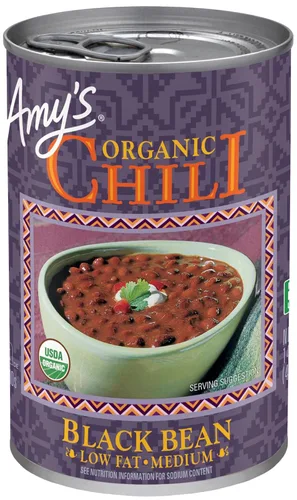 Miniatura 18 de Amy's, Chili, Sin gluten, Vegetariano, Orgánico, Picante Medio, Pimiento jalapeño, 14.7 oz, Paquete de 6