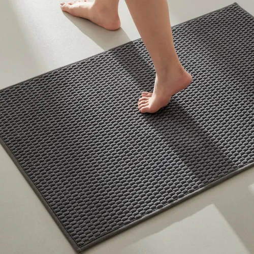 Miniatura 70 de TYUU Alfombras de Baño Antideslizantes Lavables, Tapete de Baño Súper Absorbente Delgado de Pila Baja para Secar Rápido, Alfombra de Baño Pequeña