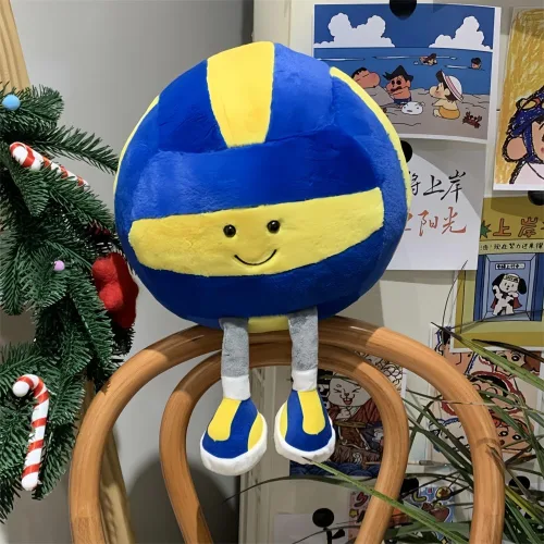 Miniatura 5 de Juguetes de peluche de fútbol americano lindos de 13.7", almohada deportiva de peluche suave rellena para lanzar, regalo de pelota de peluche