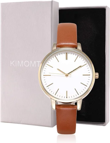 Miniatura 7 de KIMOMT - Reloj de pulsera de cuarzo de lujo para mujer, resistente al agua, creativo, para mujer y niña, para mujer