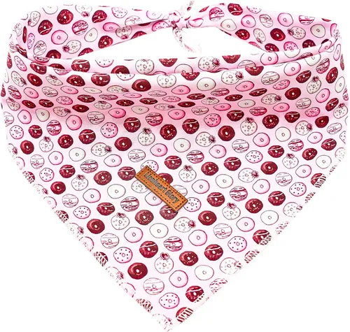 Miniatura 39 de Lionheart Glory Bandana para perro, bufanda azul para perro, estampado de cerveza, ajustable para perros pequeños a grandes