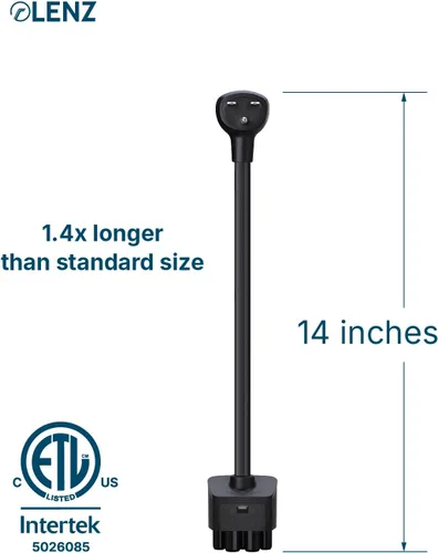 Miniatura 7 de LENZ Adaptador NEMA 6-15: compatible solo con el cargador móvil Tesla Gen 2 y 3, este adaptador se conecta a su toma de corriente de 240 V 6-15 a 12