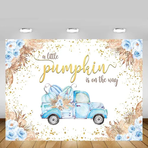 Miniatura 5 de MEHOFOND Telón de fondo bohemio de otoño de 7 x 5 pies para baby shower de bebé, decoración de fiesta de baby shower, decoración de fiesta de baby