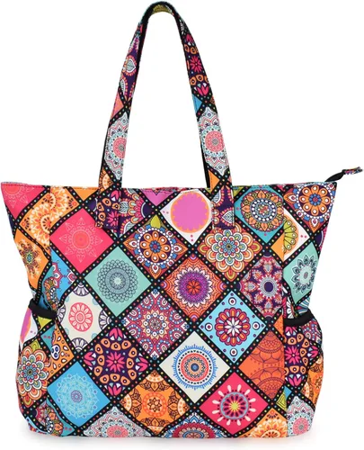 Miniatura 115 de CLOUDMUSIC Bolsa de hombro para enfermeras, profesores, trabajo, gimnasio, viajes, playa, mujeres, con gran capacidad, impermeable