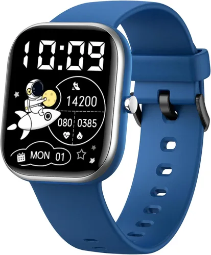 Miniatura 10 de Reloj inteligente para niños, rastreador de fitness, no necesita teléfono/aplicación, 19 modos deportivos, pantalla DIY de 1.5", impermeable IP68