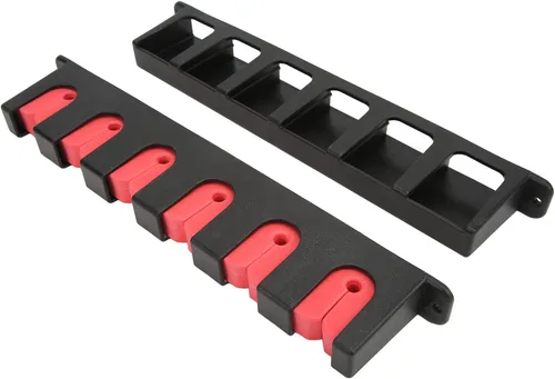 Miniatura 8 de Soporte horizontal para caña de pescar, montaje en la pared, material de PVC ABS, soporte de pared para el hogar