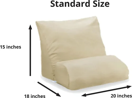 Miniatura 5 de Contour Protector de funda de almohada, color beige estándar (20 pulgadas de ancho) (paquete de 2)