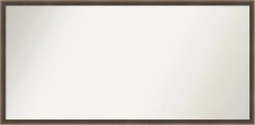 Miniatura 80 de Amanti Art Brown Bathroom Mirror for Over Sink, 23x41 Custom Made Hardwood Wedge Mocha Rectangle Vanity Mirror, Large Modern Wood Frame, Hangs