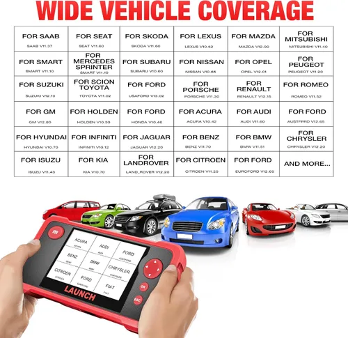 Miniatura 8 de LAUNCH CRP123 V2.0 Elite Escáner OBD2, herramienta de diagnóstico para auto 2025 Nuevo motor/ABS/SRS/transmisión con restablecimiento