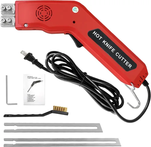 Cortador de espuma 6 en 1 Herramienta de corte de cuchillo caliente 752.0 °F 200 W Cortador de espuma de poliestireno Cortador eléctrico de espuma