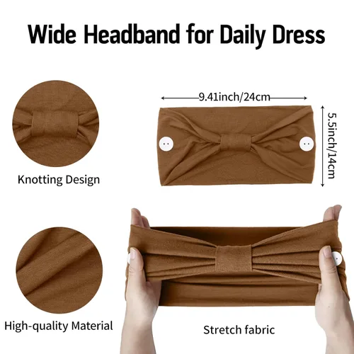 Miniatura 2 de Botón para máscara para mujeres, enfermeras, diadema antideslizante, elástica, protección para los oídos, para hombres y médicos, banda anudada