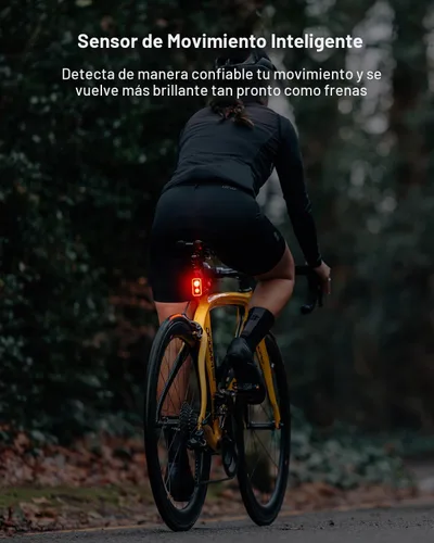 Miniatura 6 de MagicShine SEEMEE - Luz trasera para bicicleta 300/400, luz trasera de bicicleta de 300/400 lúmenes, sensor de freno inteligente visible de 360°