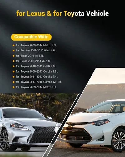 Miniatura 5 de OCPTY Paquetes de bobinas y bujía para UF596, IC686 compatible con 2011-2017 para Lexus para CT200h 1.8L/L4, 2009-2010 para Pontiac para Vibe