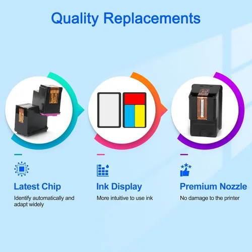 Miniatura 4 de Cartucho de tinta remanufacturado de alto rendimiento compatible con impresora HP 65XL 65 XL 65BXL N9K04AN Envy 5052 5055 5058 Deskjet 2624 2652
