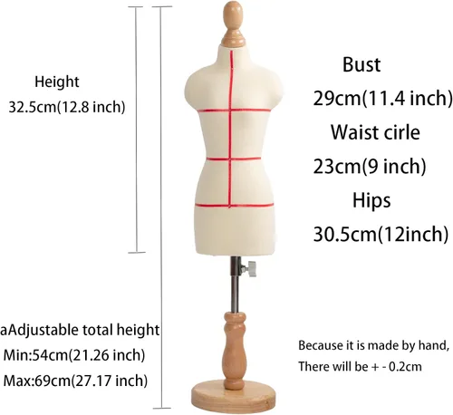Miniatura 2 de Maniquí de forma de vestido femenino