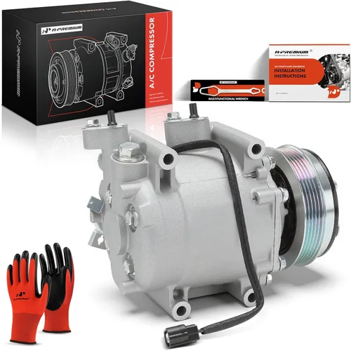 Miniatura 10 de A-Premium Compresor de aire acondicionado con embrague compatible con Honda Fit 1.5L 2009-2013