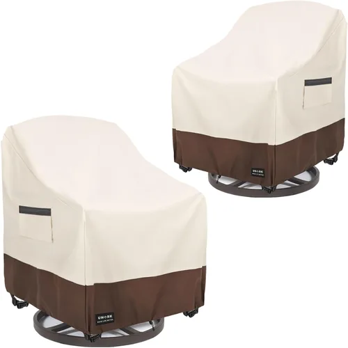 Miniatura 22 de Funda para mesa de café para patio al aire libre, 600D, resistente al agua, resistente, fundas para muebles de patio, 48 x 28 x 16 pulgadas