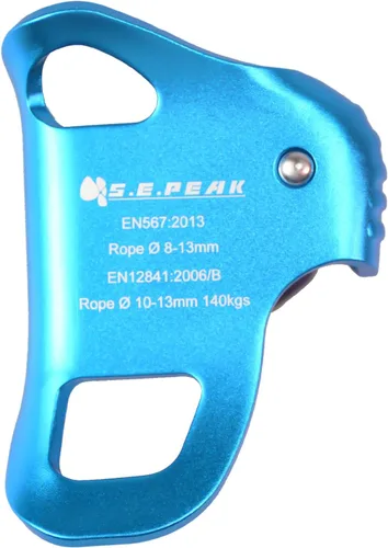 Miniatura 2 de Ascensor de pecho de escalada mejorado, equipo de rapelado fuerte con certificación CE de 220.5 lbs con dientes inoxidables afilados para escalada