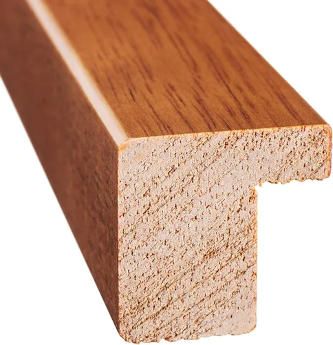 Miniatura 6 de Marco de 5 x 9 de madera maciza de nuez y miel marrón Ancho de moldeo de 0.75 pulgadas Completo con plexiglás acrílico UV, respaldo de tablero