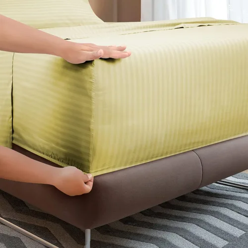 Miniatura 21 de ROYALE LINENS Juego de sábanas Cal King de 4 piezas, ropa de cama de microfibra suave cepillada de 1800 hilos, 1 sábana bajera, 1 sábana encimera, 2
