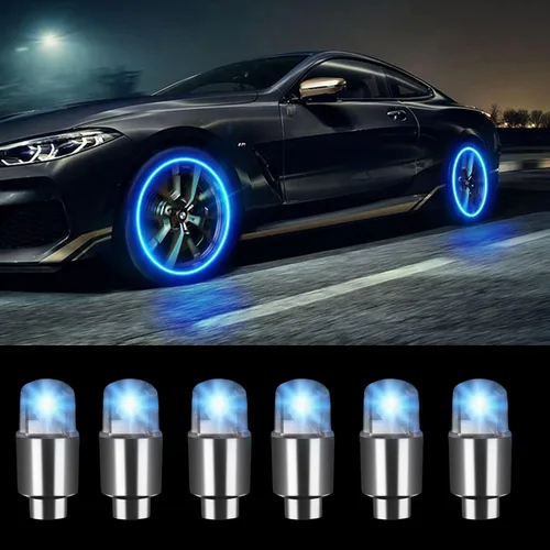Miniatura 17 de 20 PIEZAS Tapas Fluorescentes para Vástago de Válvula de Neumático - Cubiertas Luminosas para Neumáticos de Vehículos Universales - Accesorios