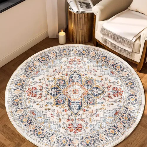 Miniatura 11 de VK VK·LIVING Tapete para la entrada de 2 x 3 pies, pequeño, bohemio, para baño, respaldo antideslizante, felpudo, de interior, puerta delantera