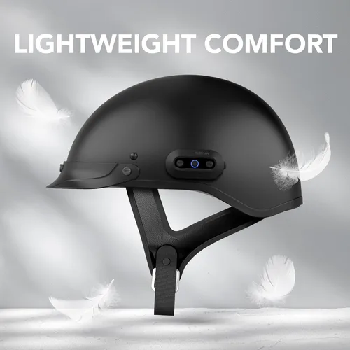 Miniatura 3 de Sena Cavalry 2 Casco de Motocicleta con Intercomunicador de Malla Habilitado, Sistema de Comunicación Integrado (Negro Mate, Grande)