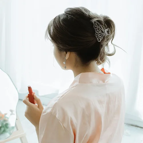 Miniatura 7 de Pinzas de metal grandes de alta calidad antideslizantes para el cabello y accesorios para el cabello para mujeres, pinzas de sujeción fuerte