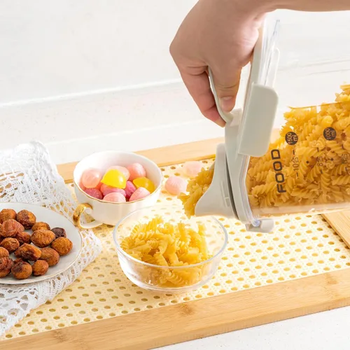 Miniatura 4 de LANGMINGDE 1 pieza de contenedores de almacenamiento de cereales, contenedores de almacenamiento de alimentos secos grandes herméticos de 2.8L/95oz
