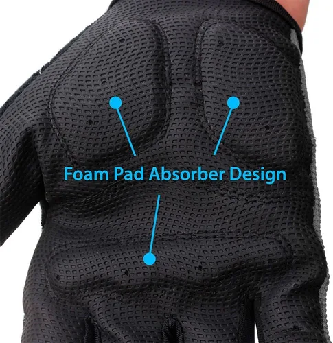 Miniatura 5 de GEARONIC Cycling Gloves Anti-Slip Mountain Bike Gloves for Men Breathable Foam Padded Biking Gloves Shock Absorbing MTB Bicycle Gloves Full Finger