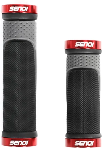 Miniatura 11 de Puños de bicicleta ligeros de 5.118 in y 3.543 in, manillar de 0.874 in, antideslizantes, adecuados para bicicletas de montaña y BMX de múltiples
