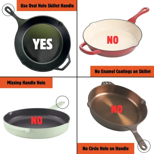 Miniatura 5 de Asador de varillas penetradoras de pollo - para carne jugosa y piel crujiente - para parrilla, horno y ahumador - Estilo asador sin hilar - Cocinar