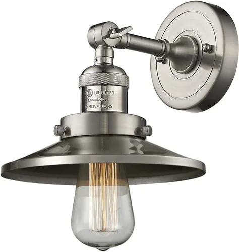 Miniatura 17 de Innovations 203-BB-G54 1 Aplique de luz, pantalla de campana pequeña, latón cepillado
