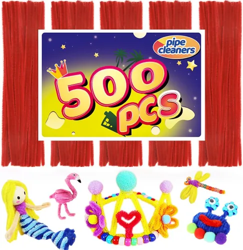 Miniatura 22 de Limpiadores de tuberías, limpiadores de tuberías para manualidades, manualidades y artesanías, manualidades, suministros para manualidades, Purpurina