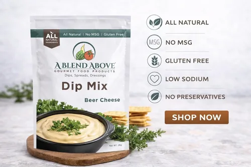 Miniatura 2 de A Blend Above - Mezcla de salsa de queso de cerveza, 1 oz, (paquete de 3), sin gluten, sin MSG, todo natural, sin conservantes, inmersión