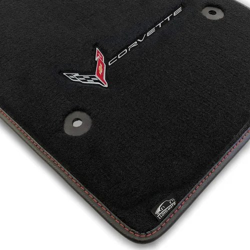 Miniatura 11 de Lloyd Mats Tapetes alfombrados a medida para el suelo del automóvil de lujo prémium para Corvette C8 2020-ON Coupé y convertible